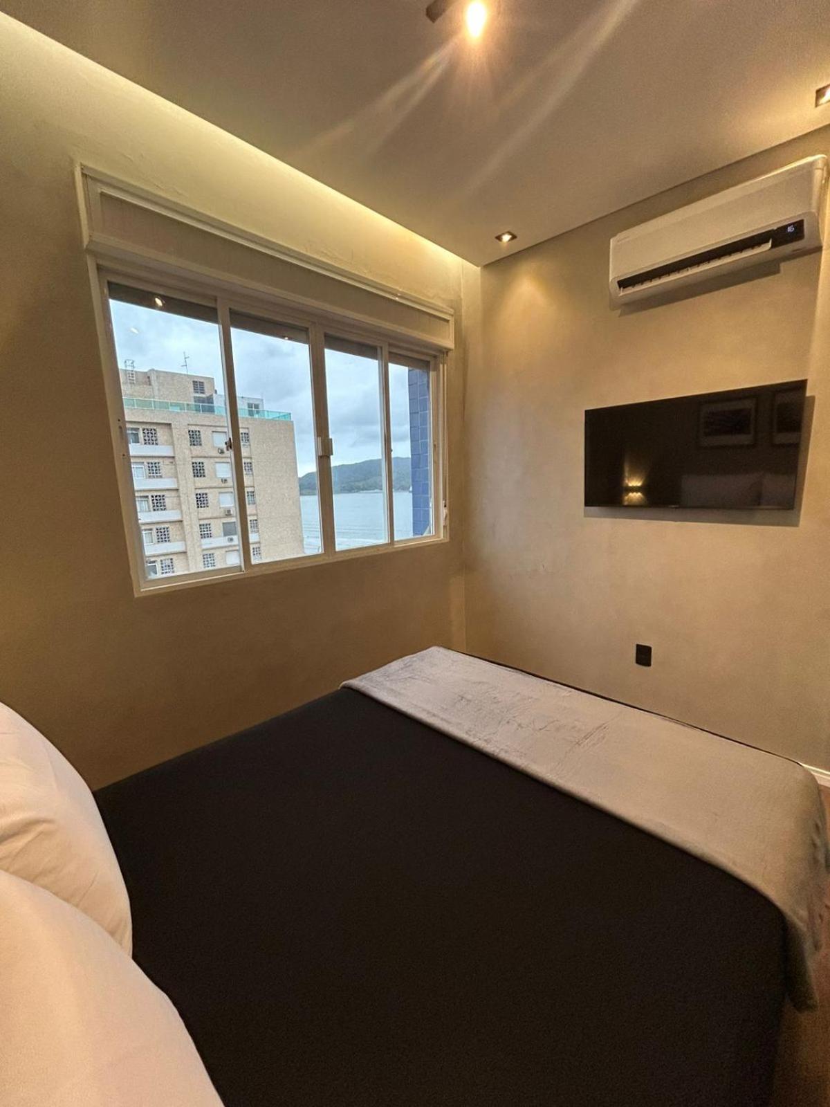 Apartamento Frente A Praia Do Embare Santos Exteriör bild