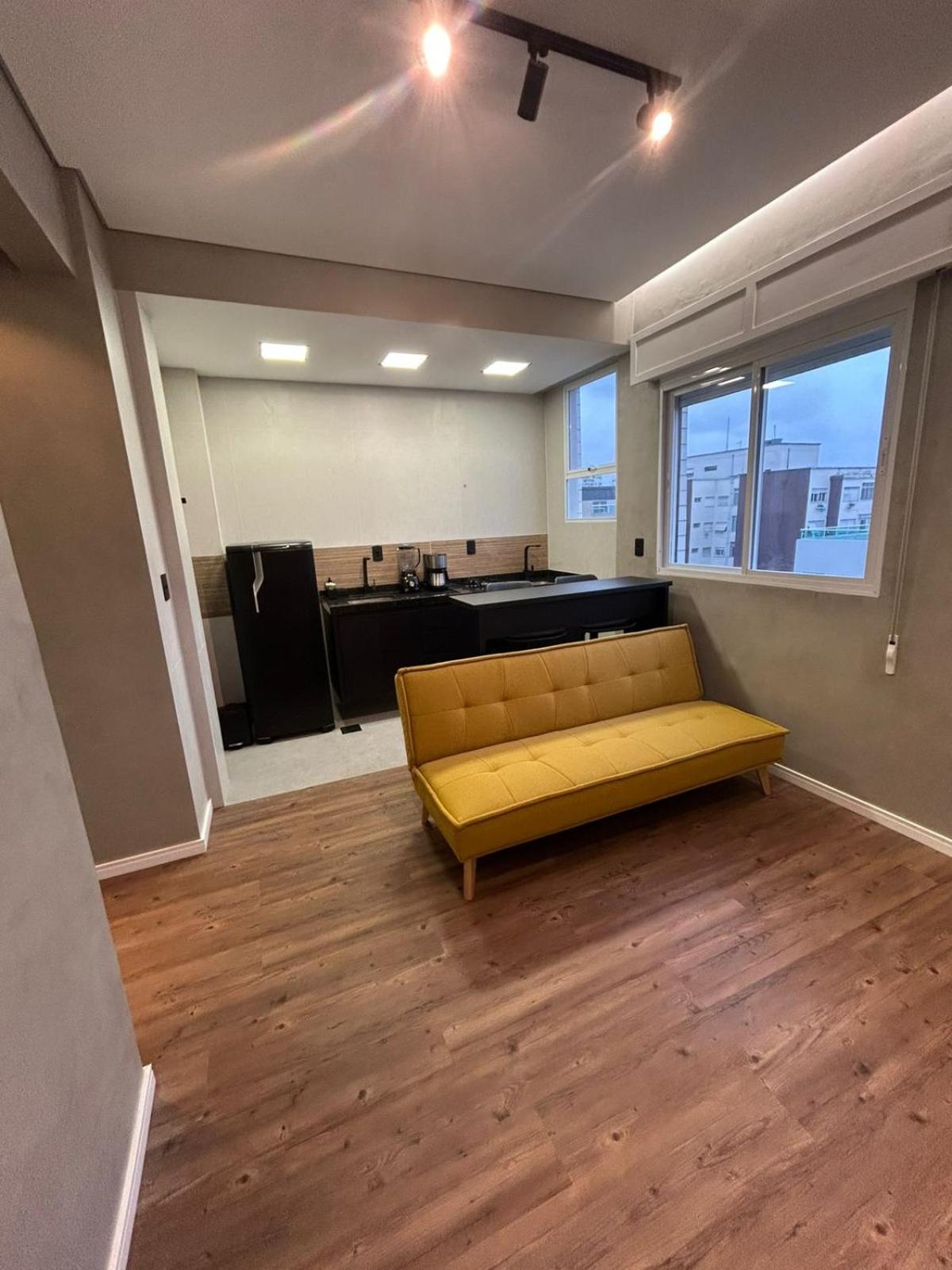 Apartamento Frente A Praia Do Embare Santos Exteriör bild